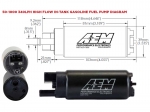 Бензонасос 340 л/ч, с установочным комплектом AEM 50-1000