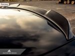 Спойлер крышки багажника BMW F30, 3-серия дизайн M4 карбон, Autotecknic BM-0292