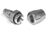 - 10 AN (10AN AN10) фитинг прямой ПАПА M22 x 1,5 mm, BLACKROCK LAB A10-001-M22Ti
