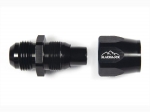 - 10 AN (10AN AN10) фитинг прямой ПАПА, BLACKROCK LAB ЧЁРНЫЙ, A10-001-MA6BK
