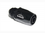- 10 AN (10AN AN10) фитинг прямой ПАПА, BLACKROCK LAB ЧЁРНЫЙ, A10-001-MA6BK