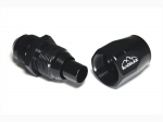 - 10 AN (10AN AN10) фитинг прямой ПАПА, BLACKROCK LAB ЧЁРНЫЙ, A10-001-MA6BK