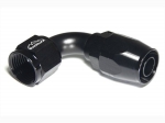 - 10 AN (10AN AN10) фитинг 90°, 20 серия Cutter Style, BLACKROCK LAB ЧЁРНЫЙ, A10-090-2BK