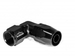 - 10 AN (10AN AN10) фитинг 90°, кованый, BLACKROCK LAB ЧЁРНЫЙ A10-090-6BK