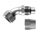 - 16 AN (16AN AN16) фитинг 45°, 20 серия Cutter Style, BLACKROCK LAB A16-045-2Ti