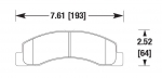 Колодки тормозные DC0756R17 DC Brakes Street HD+, передние для StopTech ST65 Toyota LC200 LexusLX570