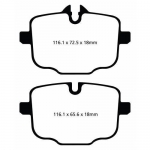 Колодки тормозные DP32089C EBC Redstuff