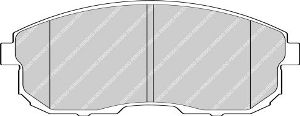 FERODO FCP1430H DS2500 Колодки тормозные передние для NISSAN S13/S15 / 350Z (не-BREMBO)