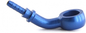 Фитинг banjo d10 mm, 45° D-03 алюминий СИНИЙ, под опрессовку S5094-03D, Goodridge ― MaxiSport Tuning