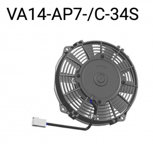 Вентилятор толкающий (перед радиатором) 7.5" (190mm) 590 м3/ч SPAL VA14-AP7/C-34S ― MaxiSport Tuning