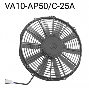 Вентилятор втягивающий (за радиатором) 12" (305mm) 1860 м3/ч SPAL VA10-AP50/C-25A ― MaxiSport Tuning