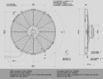 Вентилятор втягивающий (за радиатором) 16" (385mm) 3430 м3/ч SPAL VA18-AP71/LL-59A
