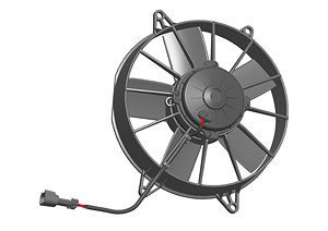 Вентилятор толкающий (перед радиатором) 10" (255mm) 1750 м3/ч SPAL VA15-AP70/LL-39S ― MaxiSport Tuning