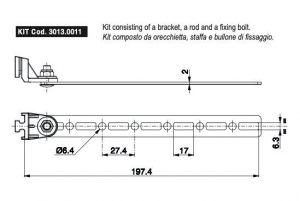 Кронштейн крепления вентилятора SPAL 30130011 ― MaxiSport Tuning