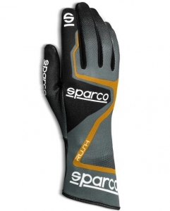 Перчатки для картинга SPARCO RUSH, серый/оранжевый, размер 09, 00255609GRAF ― MaxiSport Tuning