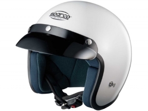 Шлем открытый SPARCO Club J-1 белый, размер S, 0033171S ― MaxiSport Tuning