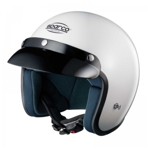 Шлем открытый SPARCO Club J-1 белый, размер XL, 0033174XL ― MaxiSport Tuning