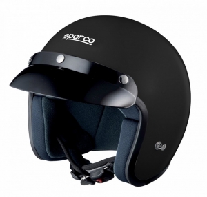 Шлем открытый SPARCO Club J-1 чёрный, размер XL, 003317NR4XL ― MaxiSport Tuning