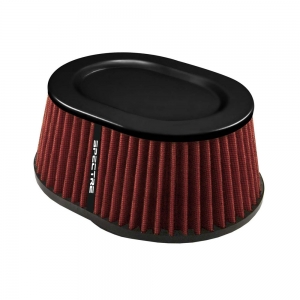 Фильтр нулевого сопротивления универсальный Spectre HPR9616 LOW PROFILE OVAL 4 IN HPR CONE FILTER- RED