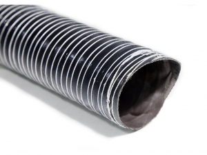 Воздуховод силиконовый, диаметр 63mm, до +255°С, цена за 1м, Thermal Division TDAD163B черный ― MaxiSport Tuning