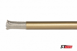 Армированный тормозной шланг Goodridge Золотой D-03 600-03GD ― MaxiSport Tuning