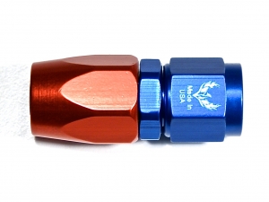 Фитинг AN-08, прямой, 200 серия, алюминий, bl/red, Phenix J800-2