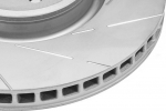 Тормозной диск Zimmermann Coat Z HC Slotted 349 x 34 mm передний Audi A4, A5, A6, A7, A8, Q5, Q7