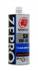 Масло моторное IDEMITSU ZEPRO TOURING 5W30 SN/GF-5  1L