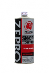 Масло моторное IDEMITSU ZEPRO EURO SPEC  5W40 SN/CF  1L