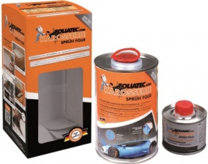 Краска черная матовая (плёнка-спрей) 900ml + разбавитель 100 ml SPRAY FILM FOLIATEC 20600 ― MaxiSport Tuning