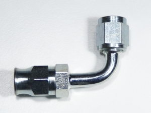 Фитинг AN-04, 90°, 600 серия Teflon, сталь, Goodridge, 6091-04P