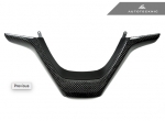 Накладка на руль BMW X5 F15, X6 F16, КРОМЕ M-Sport карбон Autotecknic BM-0194