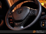 Накладка на руль BMW 3, F20 / F21 / F30 / F31 КРОМЕ M-Sport, карбон Autotecknic BM-0198