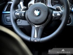 Накладка на руль BMW F20, F22, F30, F31, F32, F33, F36 ТОЛЬКО С M-SPORT, карбон Autotecknic BM-0199