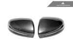 Накладки на зеркала W205, W213, W222, GLC Carbon, карбон Autotecknic MB-0305