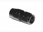 - 6 AN (6AN AN6) фитинг прямой, 20 серия Cutter Style, BLACKROCK LAB ЧЁРНЫЙ, A06-001-2BK