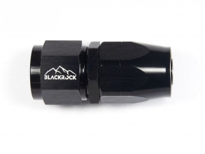 - 8 AN (8AN AN8) фитинг прямой 20 серия Cutter Style, BLACKROCK LAB ЧЁРНЫЙ, A08-001-2BK ― MaxiSport Tuning