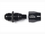 - 8 AN (8AN AN8) фитинг прямой ПАПА BLACKROCK LAB ЧЁРНЫЙ, A08-001-MA6BK