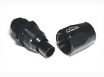 - 8 AN (8AN AN8) фитинг прямой ПАПА BLACKROCK LAB ЧЁРНЫЙ, A08-001-MA6BK