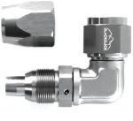 - 10 AN (10AN AN10) фитинг 90°, кованый, BLACKROCK LAB A10-090-6Ti
