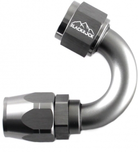 - 10 AN (10AN AN10) фитинг 150°, 20 серия Cutter Style, BLACKROCK LAB A10-150-2Ti ― MaxiSport Tuning