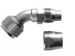 - 12 AN (12AN AN12) фитинг 45°, 20 серия Cutter Style, BLACKROCK LAB A12-045-2Ti