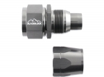 - 16 AN (16AN AN16) фитинг прямой 20 серия Cutter Style, BLACKROCK LAB A16-001-2Ti