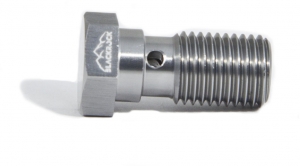 Болт (штуцер) для banjo AN-04, 7/16X20 L=23mm, алюминий BLACKROCK LAB BB1-71620 ― MaxiSport Tuning