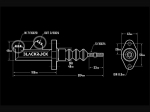 Главный тормозной цилиндр, диаметр 0.75" (3/4") BLACKROCK LAB, BMC-075