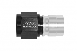 - 10 AN (10AN AN10) фитинг прямой, под опрессовку, под PTFE шланг, BLACKROCK LAB ЧЁРНЫЙ, C10-001-8BK ― MaxiSport Tuning