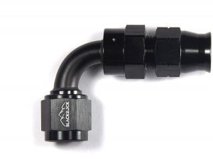 Фитинг AN-06, 90°, "мама" Hardline, алюминий, BLACKROCK LAB H06-090-BK ― MaxiSport Tuning