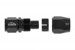 - 10 AN (10AN AN10) фитинг прямой K90 серия, BLACKROCK LAB ЧЁРНЫЙ, K10-001-9BK
