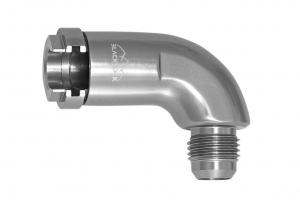 Фитинг AN-06 - 3/8" (9,5mm) быстросъём, 90° мама, BLACKROCK LAB L06-380-F290 ― MaxiSport Tuning