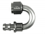 - 10 AN (10AN AN10) фитинг 180 градусов, PUSH FIT серия BLACKROCK LAB P10-180-7Ti